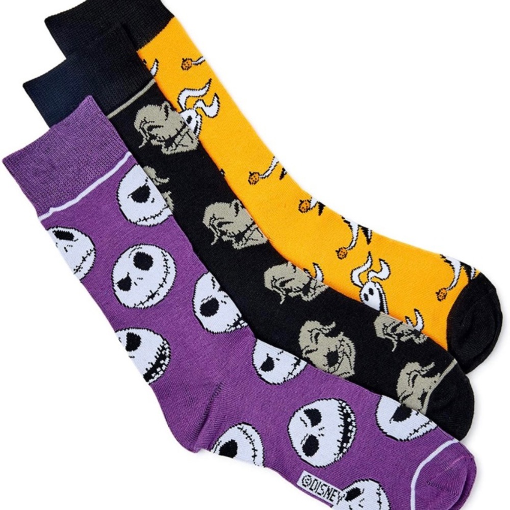 Men’s 3 pk NIGHTMARE BEFORE CHRISTMAS crew socks